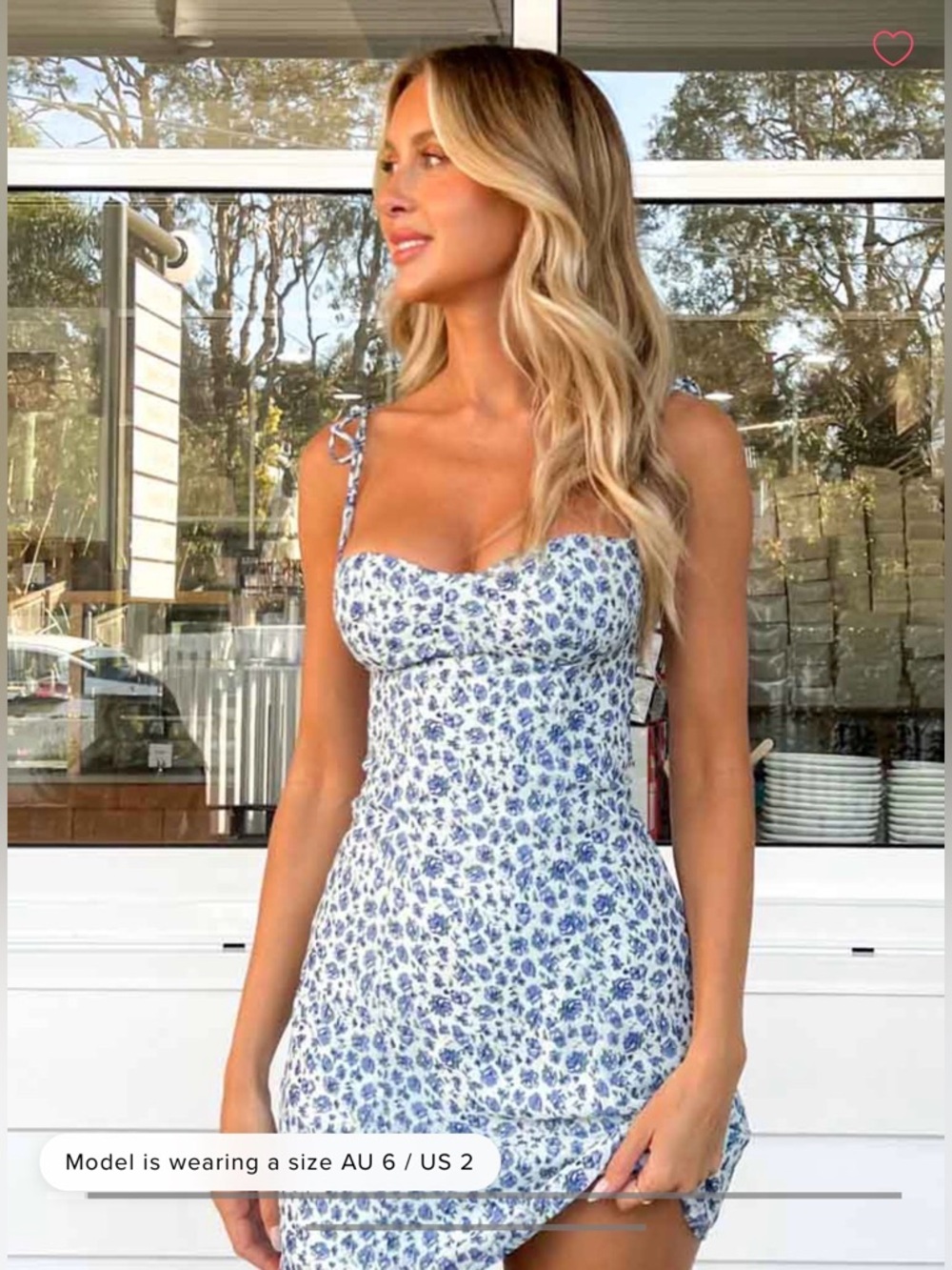 Beginning Boutique Penny Lane Blue Floral Dress 4